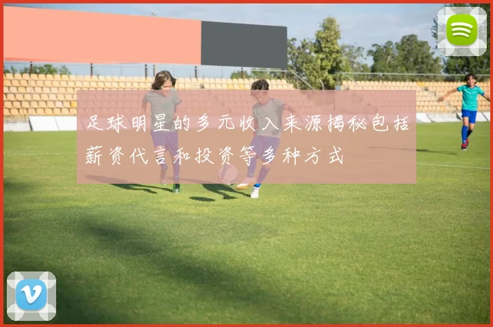 足球明星的多元收入来源揭秘包括薪资代言和投资等多种方式