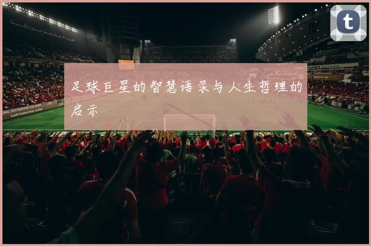 足球巨星的智慧语录与人生哲理的启示